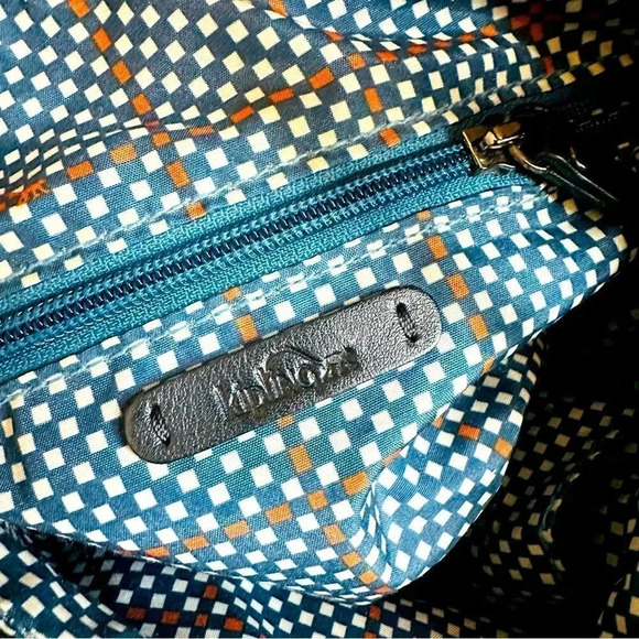 Rare Kipling Leather Crossbody Purse - Picture 9 of 11